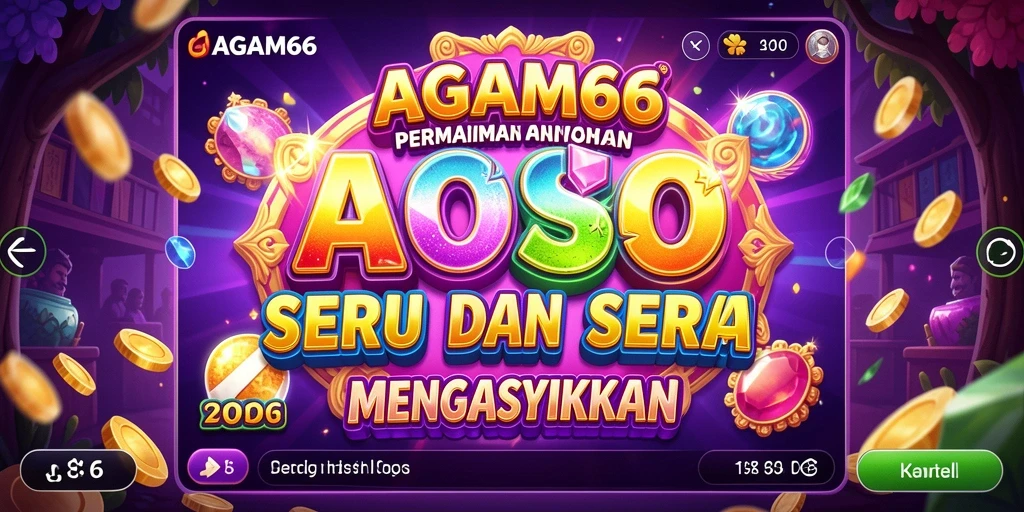 Tampilan gameplay AGAM66 yang menarik dan mengasyikkan.