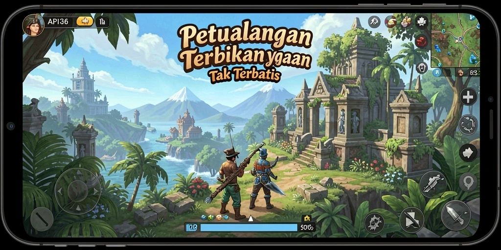 Tampilan gameplay API36 yang menakjubkan dalam dunia Open World.