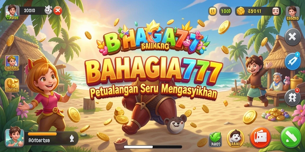 Tampilan gameplay BAHAGIA777 yang menegangkan dan penuh aksi.