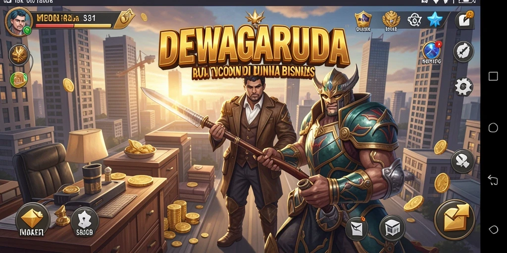 Tampilan gameplay DEWAGARUDA yang seru dan menantang.