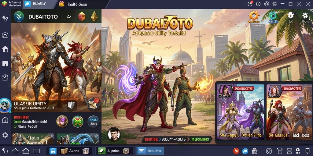 Screenshot utama DUBAITOTO menampilkan fitur manajemen waktu yang inovatif.