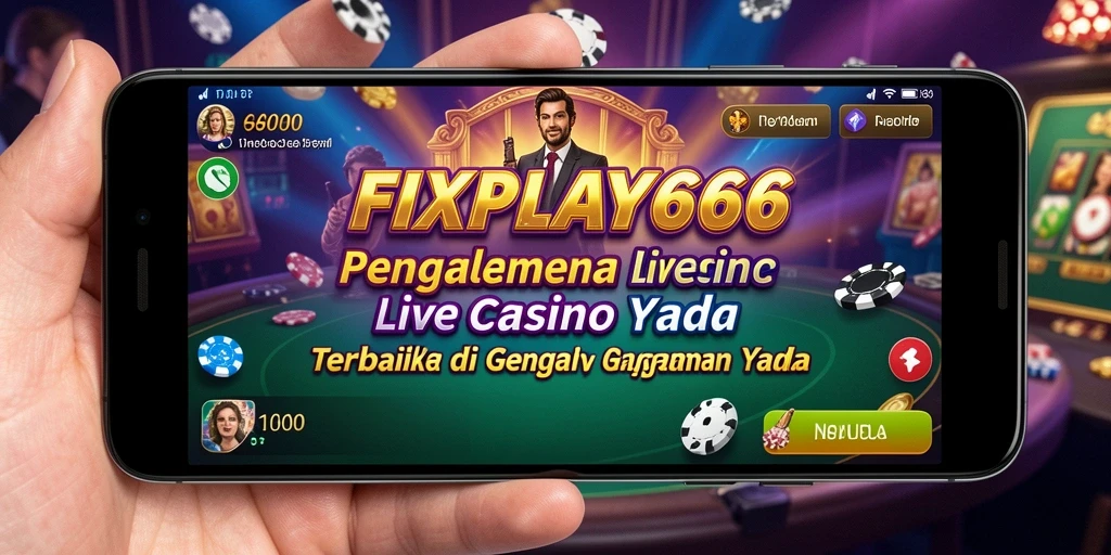 Tampilan gameplay FIXPLAY666 yang mendebarkan dengan dealer langsung.