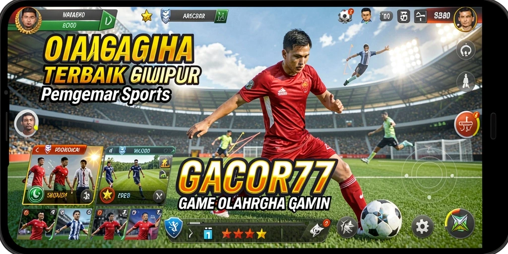 Screenshot GACOR77 menampilkan aksi seru dalam permainan olahraga.