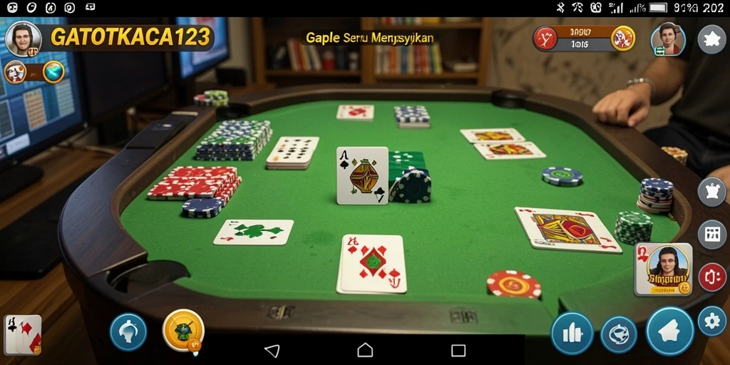 Tampilan gameplay GATOTKACA123 yang seru dan interaktif.