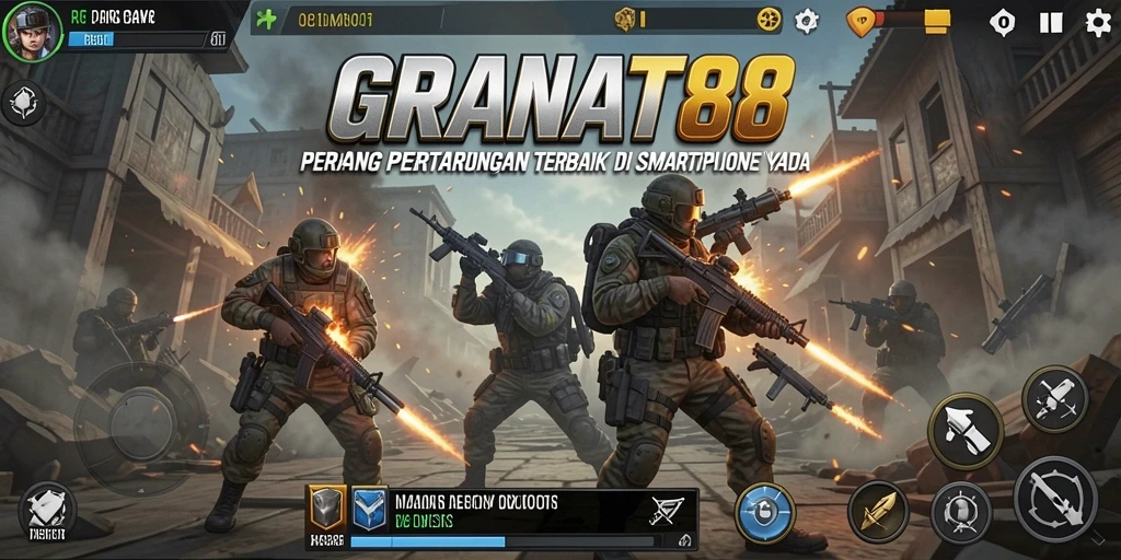 Gameplay seru dalam pertarungan epik di GRANAT88.