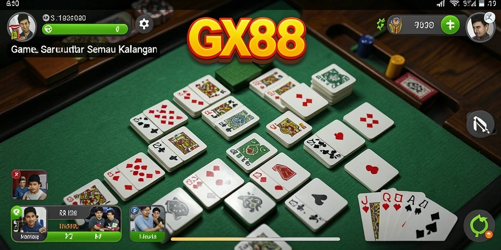 Tampilan gameplay seru dan menyenangkan dalam GX88.