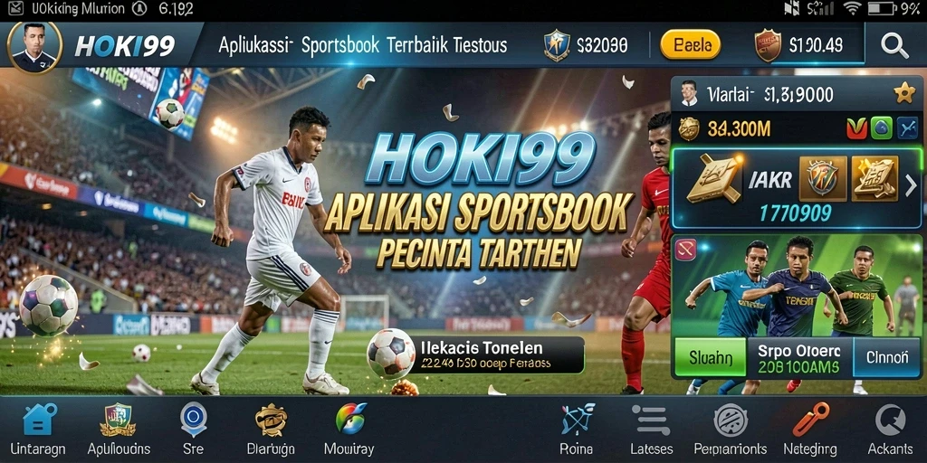 Tampilan utama HOKI99 yang menampilkan berbagai opsi taruhan olahraga.