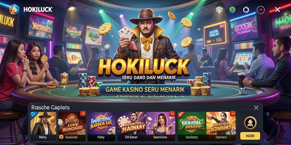 Tampilan gameplay HOKILUCK yang menawan dan mendebarkan.