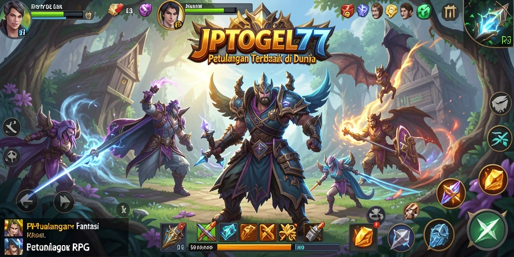 Tampilan gameplay RPG yang menakjubkan di JPTOGEL77.