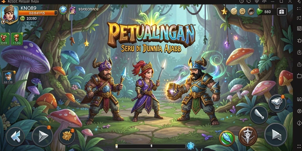 Screenshot KNO89 menampilkan aksi seru dalam petualangan yang mendebarkan.
