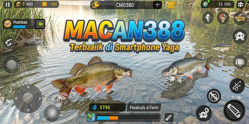 Tangkapan terbaik dalam permainan memancing yang menantang.