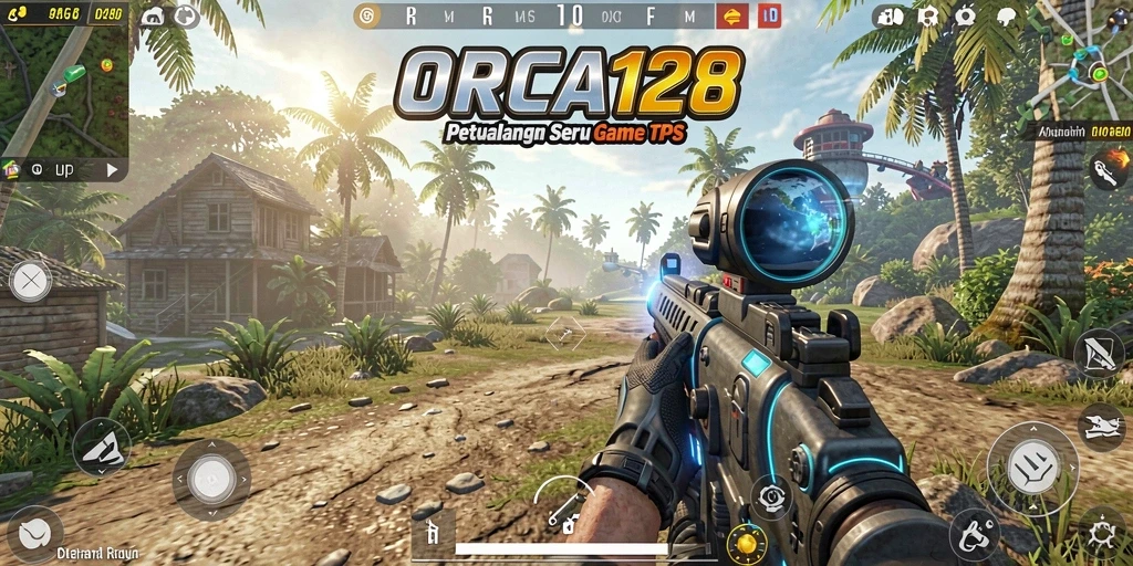 Gameplay seru dan menegangkan dalam ORCA128 dengan grafis yang menawan.