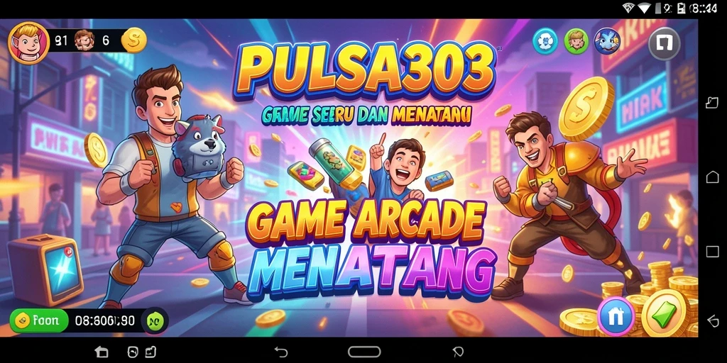 Screenshot PULSA303 menampilkan aksi seru dalam permainan Arcade.