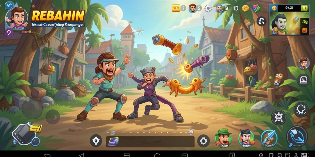Screenshot gameplay <strong>REBAHIN</strong> yang menunjukkan tingkat keseruan dan interaksi.