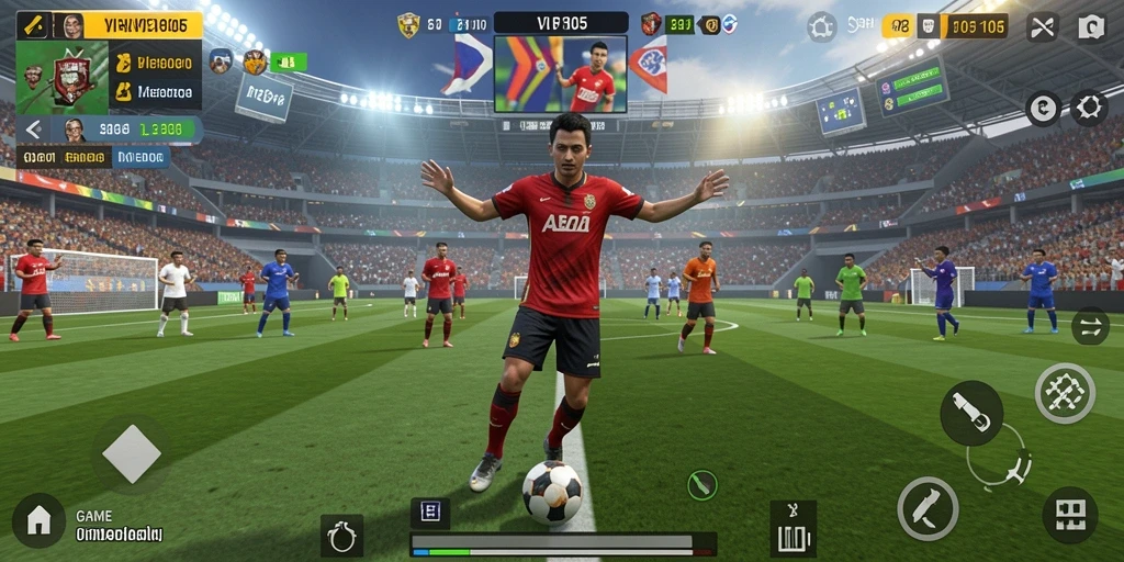 Tampilan gameplay seru di VIP805 dengan aksi olahraga yang menegangkan.