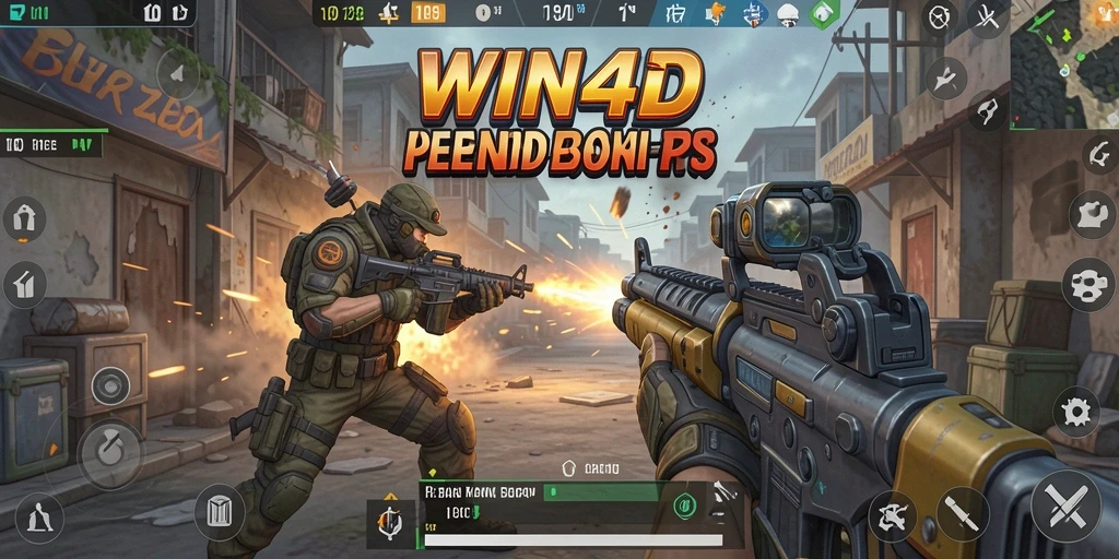 Tampilan gameplay seru dan mendebarkan dari WIN4D.
