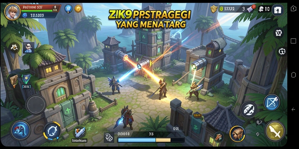 Tampilan gameplay ZK9 yang penuh strategi dan aksi.
